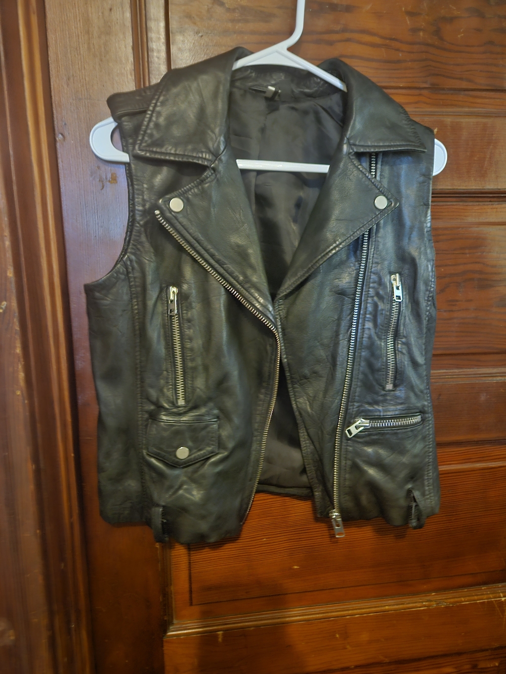 Topshop Black Lined Jacket with Branded Tag